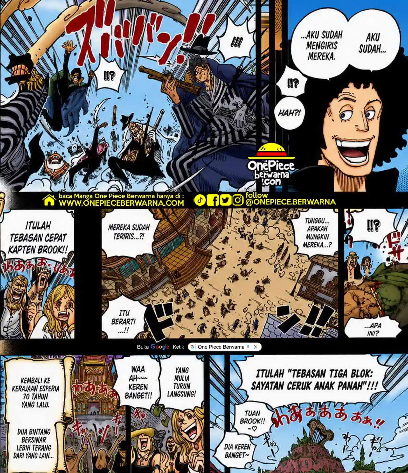 One Piece berwarna 1183 1184 1185 bahasa indonesia